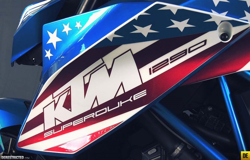 Качественные фотографии мотоцикла KTM 1290 Super Duke R Patriots Editio...